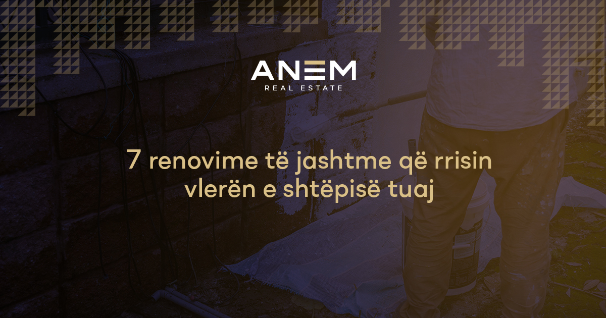 Renovimet e jashtme për të rritur vlerën e shtëpisë